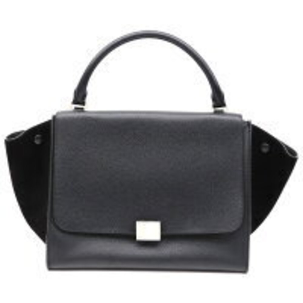 Celine Trapeze handbag black leather suede - Picture 1 of 9